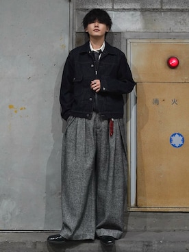 「アイテム（キーケース/キーアクセサリー）」を使った、col.さん（メンズ・172cm・20代）の秋コーディネート
