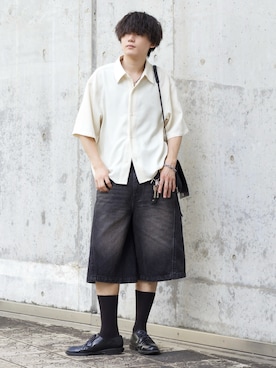 「アイテム（アクセサリー）」を使った、col.さん（メンズ・172cm）の夏コーディネート
