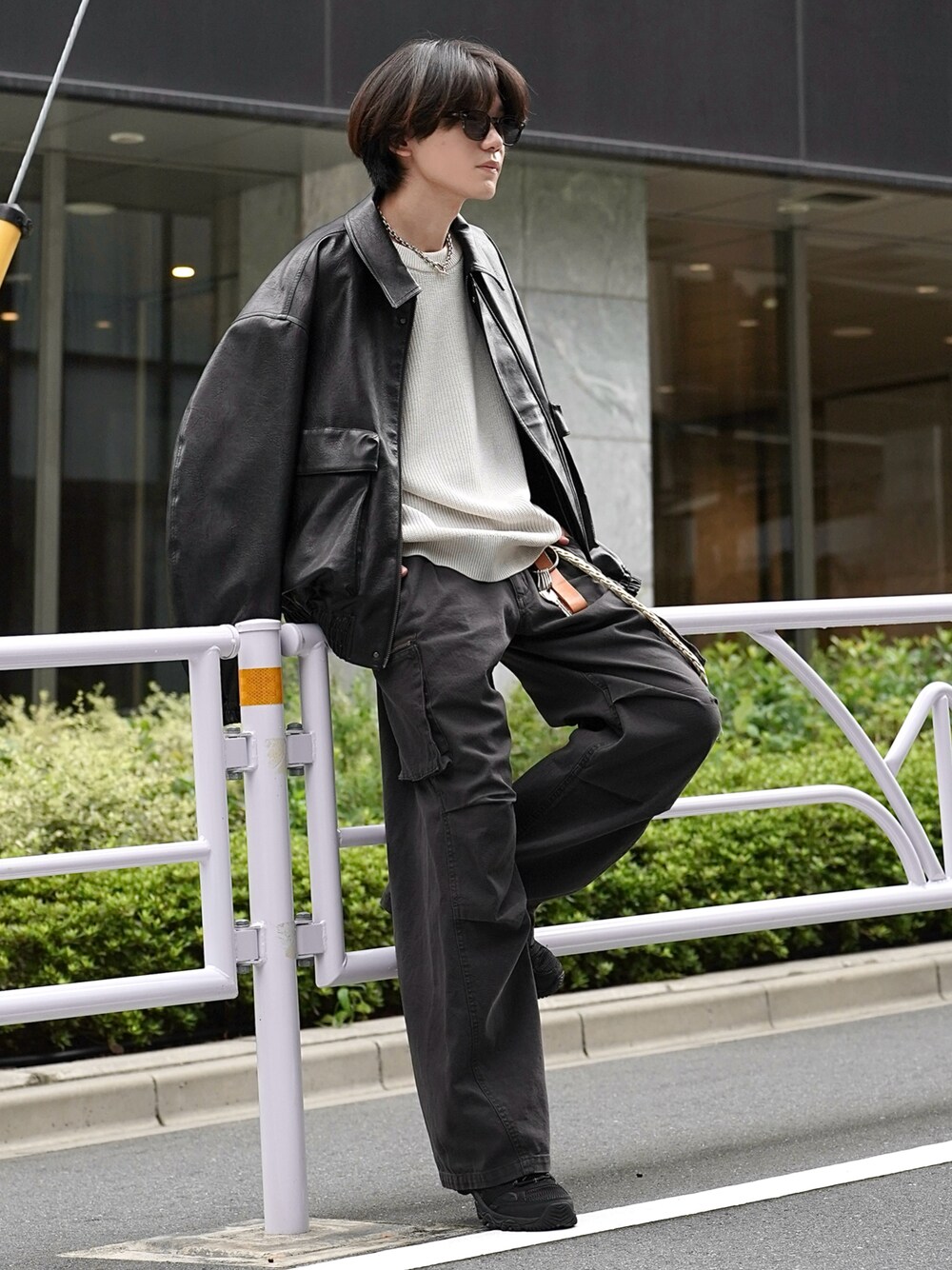 WYM　LIDNM　ARTIFICIAL GRAIN SHORT　BLOUSON ARTIFICIAL GRAIN SHORT BLOUSON（ブルゾン）｜WYM LIDNM