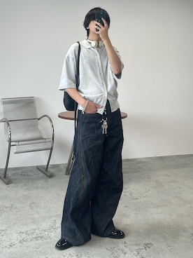 「アイテム（キーケース/キーアクセサリー）」を使った、col.さん（メンズ・172cm）の夏コーディネート
