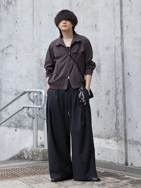 「LIDNM（リドム）のアイテム」を使った、col.さん（メンズ・172cm）の春コーディネート