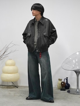 「アイテム（キーケース/キーアクセサリー）」を使った、col.さん（メンズ・172cm）の夏コーディネート