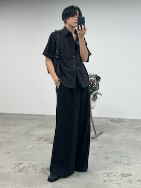 「LIDNM（リドム）のアイテム」を使った、col.さん（メンズ・172cm）の夏コーディネート
