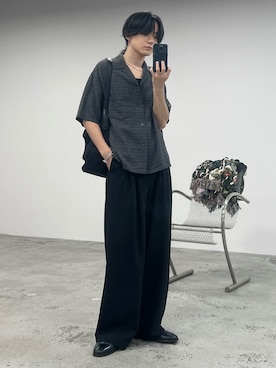 「LIDNM（リドム）のアイテム」を使った、col.さん（メンズ・172cm）の夏コーディネート