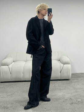 「Llife（ライフ）のアイテム」を使った、col.さん（メンズ・172cm）の秋コーディネート