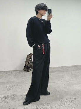 「アイテム（タンクトップ）」を使った、col.さん（メンズ・172cm）の秋コーディネート