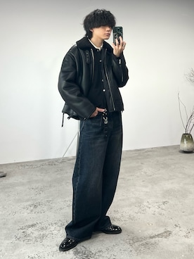 「アイテム（キーケース/キーアクセサリー）」を使った、col.さん（メンズ・172cm）の冬コーディネート