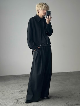 「WYM LIDNM（ウィム バイ リドム）のアイテム（ネックレス）」を使った、col.さん（メンズ・172cm）の夏コーディネート