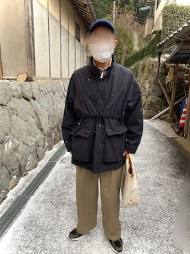 「STILL BY HAND」｜タラおじさんさん（メンズ・174cm）の冬コーディネート