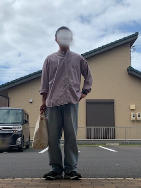 「comoliデニムパンツ」｜タラおじさんさん（メンズ・174cm）の秋コーディネート