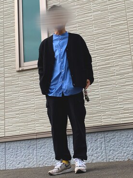 「Firsthand（ファーストハンド）のアイテム（スウェットパンツ）」を使った、タラおじさんさん（メンズ・174cm）の冬コーディネート