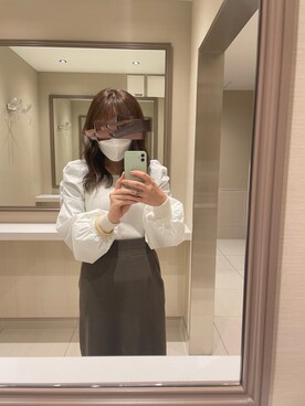 「大学生コーデ」｜「アイテム（ワンピース）」を使った、amiさん（レディース・167cm）の冬コーディネート