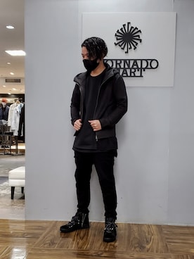 「アイテム（ドレスシューズ）」を使った、Sugiさん（メンズ・175cm・30代）の冬コーディネート