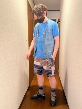 Zara ザラ のtシャツ カットソーを使ったメンズ人気ファッションコーディネート Wear