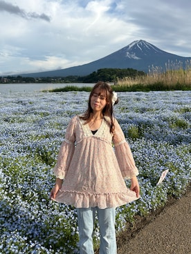 「one after another NICE CLAUP（ワンアフターアナザーナイスクラップ）のアイテム」を使った、wacoさん（レディース・163cm）の夏コーディネート