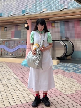 「Nile PERCH（ナイルパーチ）のアイテム」を使った、花 さん（レディース・158cm）の夏コーディネート
