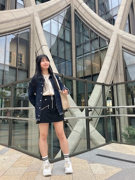 「アイテム（リング）」を使った、超骨ストのRicoさん（レディース・157cm・30代）の秋コーディネート