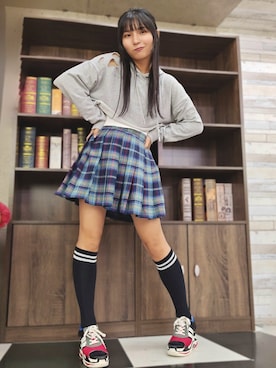 「アイテム（レッグウェア）」を使った、超骨ストのRicoさん（レディース・157cm・30代）の夏コーディネート