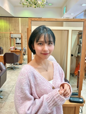 「アイテム（ネックレス）」を使った、超骨ストのRicoさん（レディース・157cm・30代）の冬コーディネート