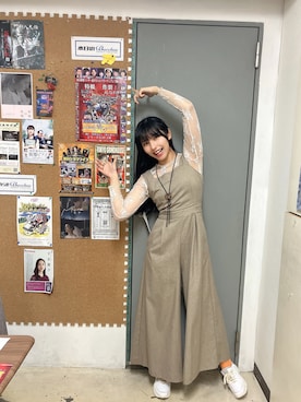 「アイテム（その他トップス）」を使った、超骨ストのRicoさん（レディース・157cm）の秋コーディネート