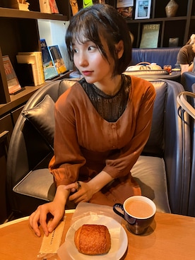 「Honeys（ハニーズ）のアイテム」を使った、超骨ストのRicoさん（レディース・157cm）の春コーディネート