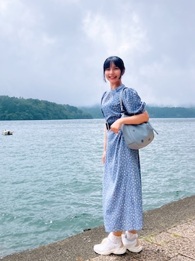 「アイテム（ソックス/靴下）」を使った、超骨ストのRicoさん（レディース・157cm・30代）の夏コーディネート