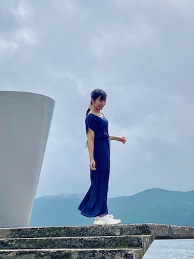 「アイテム（ソックス/靴下）」を使った、超骨ストのRicoさん（レディース・157cm・30代）の夏コーディネート