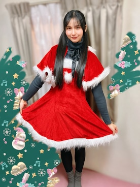 「3coins（3coins）のアイテム」を使った、超骨ストのRicoさん（レディース・157cm）の冬コーディネート