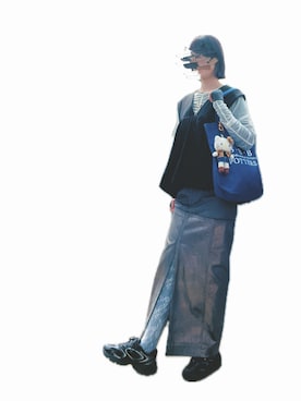 「AIC.（エーアイシー）のアイテム」を使った、𝚔𝚘𝚣𝚞𝚢𝚊𝚖𝚊さん（レディース・165cm）の春コーディネート