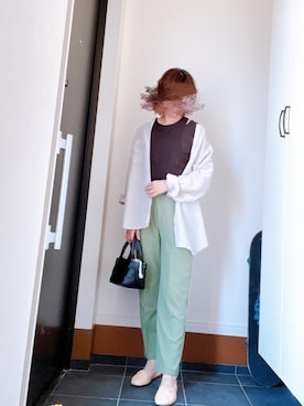 「シースルー」｜「アイテム（バレエシューズ）」を使った、𝚔𝚘𝚣𝚞𝚢𝚊𝚖𝚊さん（レディース・165cm）の春コーディネート