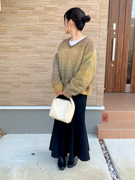 「SpRay（スプレイ）のアイテム（ブーツ）」を使った、naaさん（レディース・146cm）の冬コーディネート