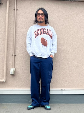 「The Kenford Fineshoes（ケンフォードファインシューズ）のケンフォード ファインシューズ メンズ K001 コインローファー（ローファー、ブラック系）」を使った、oillnomuraさん（メンズ・175cm）の春コーディネート