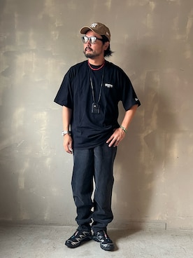 「アイテム（その他）」を使った、oillnomuraさん（メンズ・175cm）の夏コーディネート