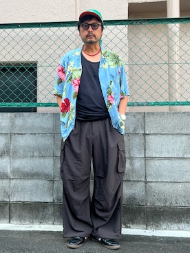 「センスオブプレイス」｜oillnomuraさん（メンズ・175cm）の夏コーディネート