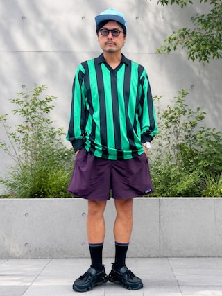 「MIZUNO(ミズノ )のMizuno Wave Prophecy Moc SL (スニーカー)」を使った、oillnomuraさん(メンズ・175cm)の夏コーディネート