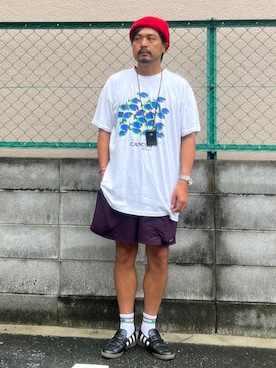 「adidas（アディダス）のHANDBALL SPEZIAL LOAFER / ハンドボール スペツィアル ローファー スニーカー / アディダスオリジナルス adidas Originals（スニーカー、ブラック系）」を使った、oillnomuraさん（メンズ・175cm）の秋コーディネート
