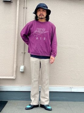 「The Kenford Fineshoes（ケンフォードファインシューズ）のケンフォード ファインシューズ メンズ K001 コインローファー（ローファー、ブラック系）」を使った、oillnomuraさん（メンズ・175cm）の春コーディネート