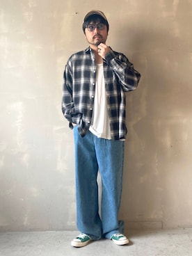 「CONVERSE（コンバース）のアイテム」を使った、oillnomuraさん（骨格ストレート・メンズ・175cm）の春コーディネート