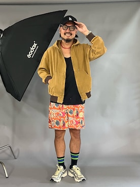 「アイテム（その他）」を使った、oillnomuraさん（メンズ・175cm）の秋コーディネート