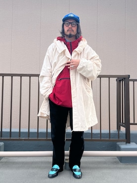 「The Kenford Fineshoes（ケンフォードファインシューズ）のケンフォード ファインシューズ メンズ K001 コインローファー（ローファー、ブラック系）」を使った、oillnomuraさん（メンズ・175cm）の春コーディネート