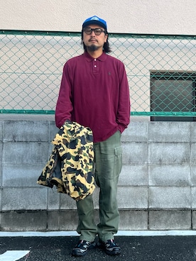 「SALOMON（サロモン）のSALOMON/サロモン/XT-6 GTX L47450600/ BLACK/BLACK/FTW SILVER（スニーカー、ブラック系）」を使った、oillnomuraさん（メンズ・175cm）の春コーディネート