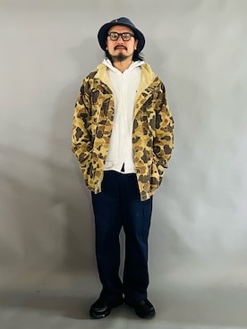 「MIZUNO（ミズノ　）のMizuno Wave Prophecy Moc SL （スニーカー、ブラック系）」を使った、oillnomuraさん（メンズ・175cm）の春コーディネート