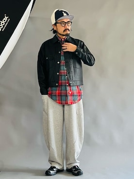 「アイテム（その他）」を使った、oillnomuraさん（メンズ・175cm）の冬コーディネート