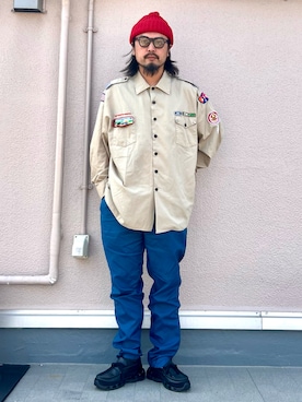 「MIZUNO（ミズノ　）のアイテム」を使った、oillnomuraさん（メンズ・175cm）の春コーディネート