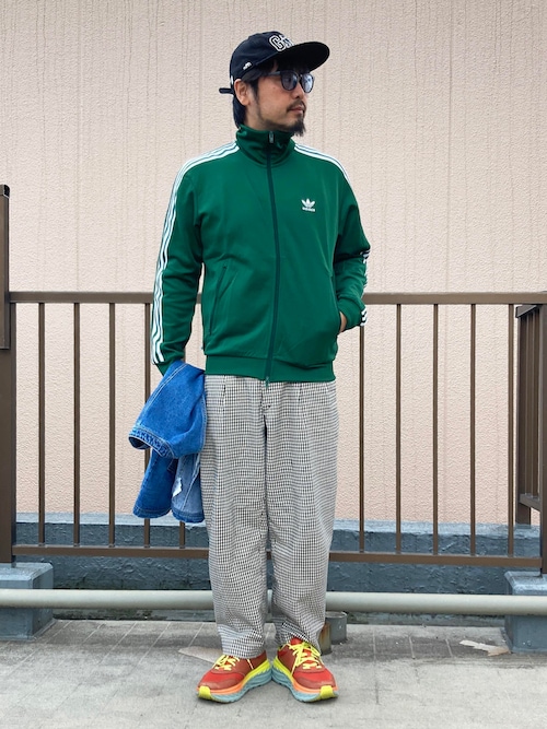 【レアカラー】adidasジャージ　ベッケンバウアー　くすみグリーン　緑　XL adidas Originals アディダス ジャージ ベッケンバウアー アディ