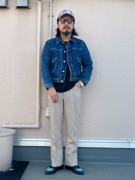 「The Kenford Fineshoes（ケンフォードファインシューズ）のケンフォード ファインシューズ メンズ K001 コインローファー（ローファー、ブラック系）」を使った、oillnomuraさん（メンズ・175cm）の春コーディネート