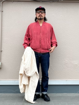 「アイテム（その他）」を使った、oillnomuraさん（メンズ・175cm）の春コーディネート