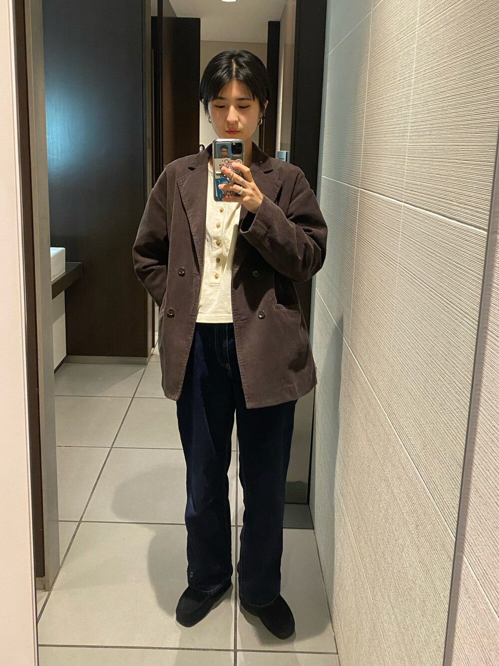 T-JACKET コーデュロイダブル６ボタンジャケット T-JACKET コーデュロイダブル6ボタンジャケット T-JACKET