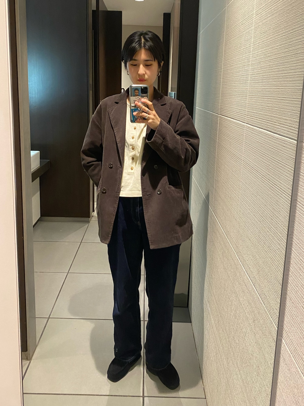 コーデュロイダブルジャケット / 218786を使った人気