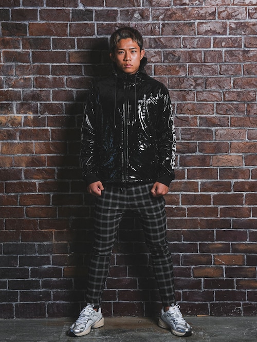 RTEG Z.TレザーO.Eロングジップパーカー（パーカー